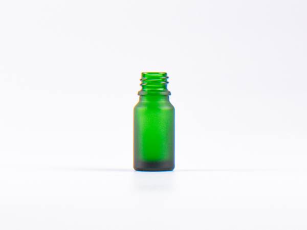Grünglasflasche 10ml, DIN18, ohne Montur